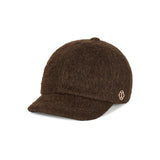 VAカーブサークルロゴニュースボーイキャップ / Dark Brown