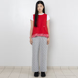 Twister Ruffle Sleeveless - Red