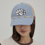 Detachable Beads String Mesh Ball Cap
