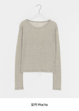 Pohini Layered Basic Tencel Long Sleeve Tee