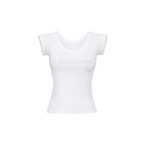B.JEWEL LOGO TEE [WHITE]