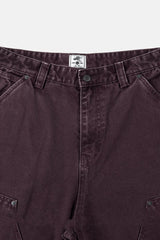 15oz ウォッシュドキャンバスダブルニートラウザーズ