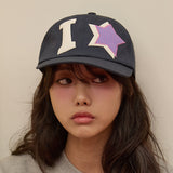 YK Check Applique Ball Cap