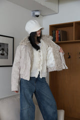 Lining padding) Shani padding blouson jacket