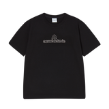 25SS ラウンディングシンボルロゴ半袖Tシャツ ブラック