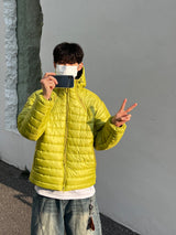 Eco Lightweight Hooded Puffer Jacket (4 Colors)