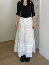 Lia lace long skirt (one color)