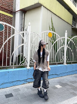 Origin Vintage Cargo Denim Bermuda Pants