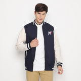 MON AKITA - Hakuren Men Jacket Navy Beige