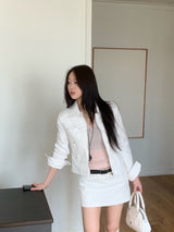 Wendy Low RIse H-Line Mini Skirt