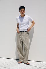 Cool curve half t-shirts(White)