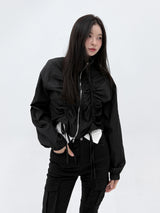 DOUBLE SHIRRING WINDBREAKER