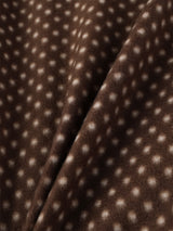 Dot fleece hood zip-up