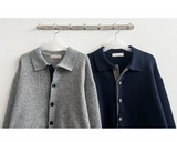 Monet Snap Color Scheme Point Boxy Knit Cardigan