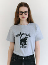 メゾンローラキャットフレンズTシャツ グレー