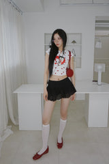 Heart, red, love, cutie, short sleeve T-shirt