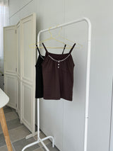 Dot Shirring Sleeveless (3 colors)