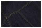 Raw Denim Fitted Work Jacket