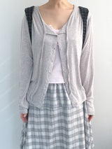 soft lace sleeveless shirt