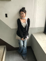 2-Color Signature Flare Denim Pants