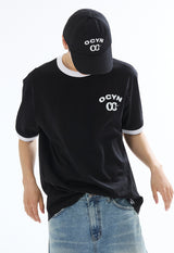 OCYN BASIC 6 PANNEL CAP_BLACK