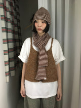Merlot Stripe Muffler (3 Colors)
