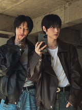 Kanto Double Rider Leather Jacket