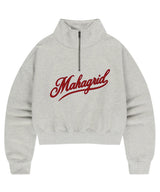 SCRIPT LOGO CROP HALF ZIP UP
