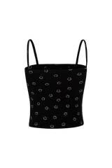 smile sleeveless black