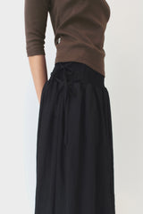 Smocking Skirt / Black