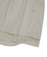 Layered Mesh Nylon Midi Skirt / Beige