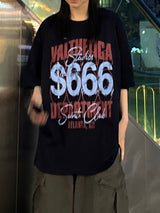666ヴィンテージナンバーTシャツ