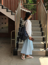 Pop Dot Belted Eyelet Backpack (2c)