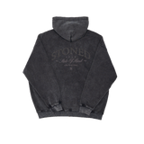 Void : Vintage Washed Zip Hoodie Black