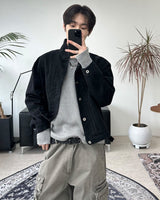 ティネンフィンガーホールワッフルクロップ長袖Tシャツ