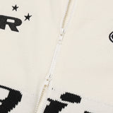 ASCLO セイントバイカラーニットジップアップ (2color)