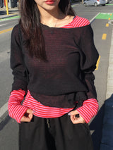 Ilo Soft Stripe Punching Uniqlo (3c)