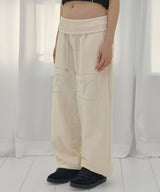 FROSS BANDING SWEATPANTS (IVORY) F26QD158