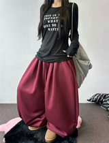 コティフリースラインドバルーンピンタックロングパンツ ❤️🖤5 COLOR