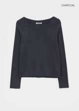 [MADE] Berun Wide Neck Long Sleeve Tee