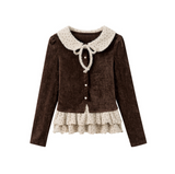 Selly Ribbon Lace Frill Jacket