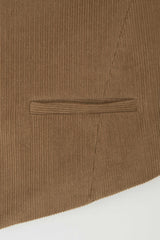 Early corduroy vest_camel