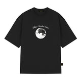ホーリーミラーボールオーバーフィット半袖Tシャツ_BLACK