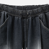 Dot Brush Denim Pants