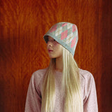 Argyle Knit Beanie (grey)