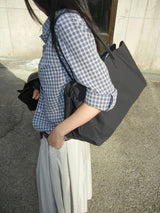 Nylon Simple Multi-Pocket Shoulder Bag