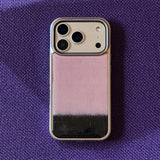 TWO - TONE MOHAIR EPOXY CASE - PINK