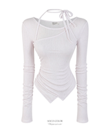 [MADE] Bella layered holter top (3color)