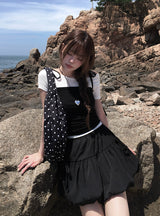 Kandi Bustier 半袖Tシャツ ノースリーブ セット