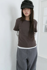 everyday half sleeve top(4colors)